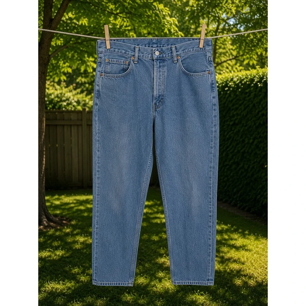 LEVI'S 550 Relaxed Fit Jeans Men's 36x32 Light Wash Denim Loose Straight Pants